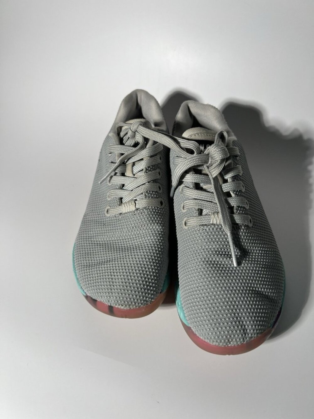 NOBULL SuperFabric Trainer Gray Pink Blue Women’s Size 6 - Picture 5 of 10